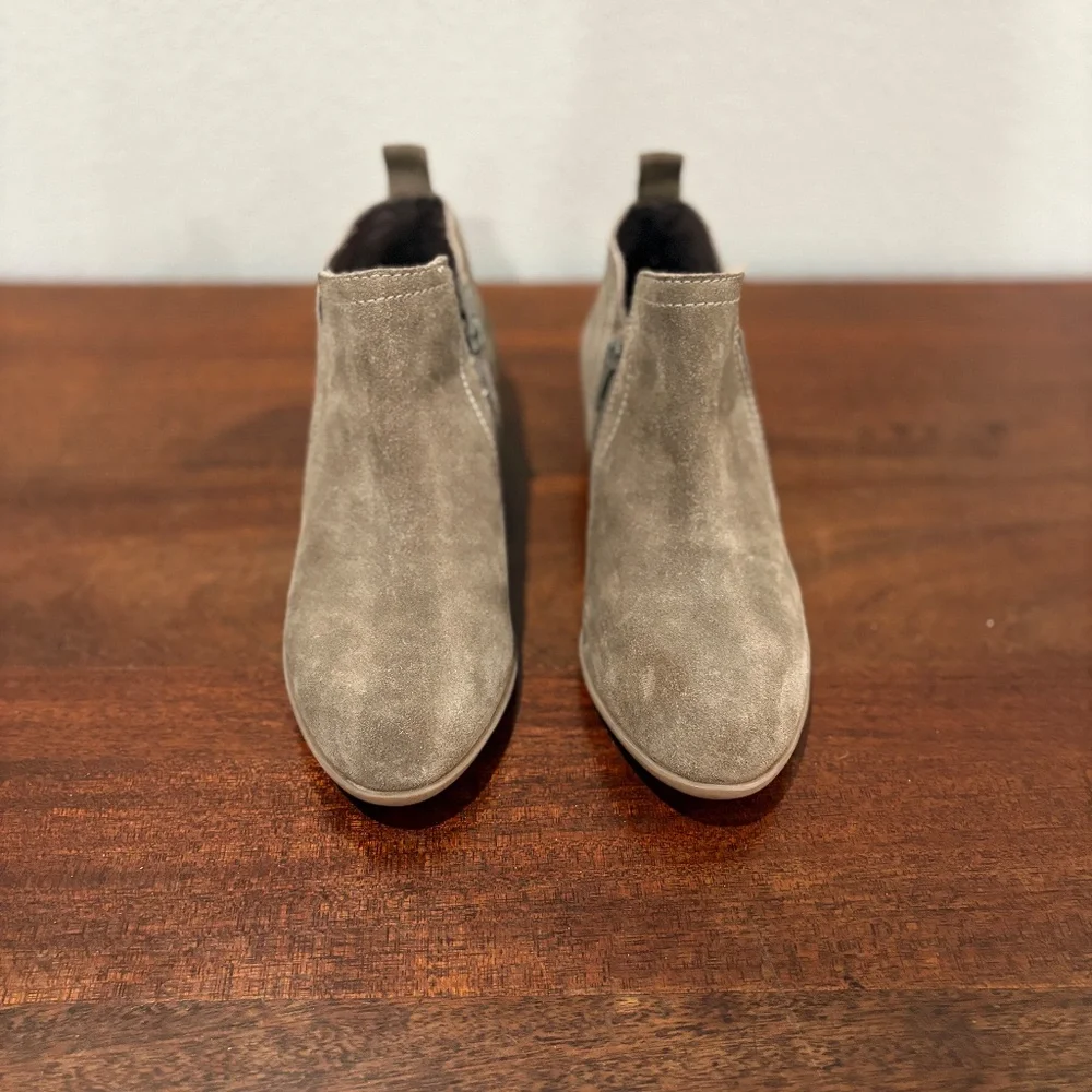 Diba Layla Suede Ankle Boot - Taupe, 9 - Picture 2 of 8